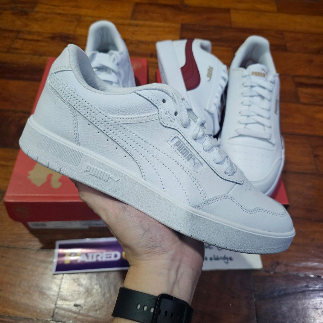 Puma Shuffle / Court Ultra (Category: Sneakers) located in Quezon City. Submitted by thisisaldridge (Listing ID 1414317551, Image 2). Description: for sale Puma Shuffle 'White / Red' size 9 | new php 2,000 Puma Court Ultra 'All White' size 9 | new php 2,500 📍 tomas morato, QC.