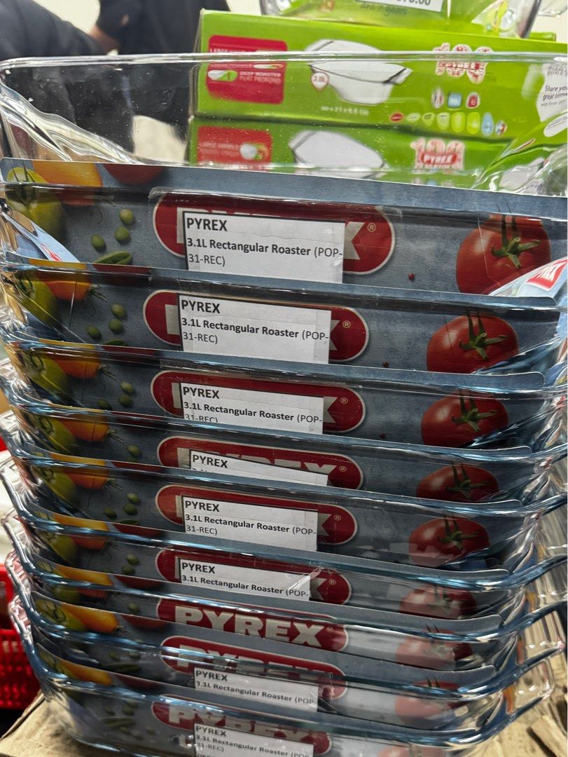 Pyrex for sale (Category: Dinnerware & Cutlery) located in Quezon City. Submitted by iamjeez (Listing ID 1414335310, Image 1). Description: PYREX FOR SALE ALL BRAND NEW WITH BOX MSG FOR DETAILS ALL BELOW 1k .