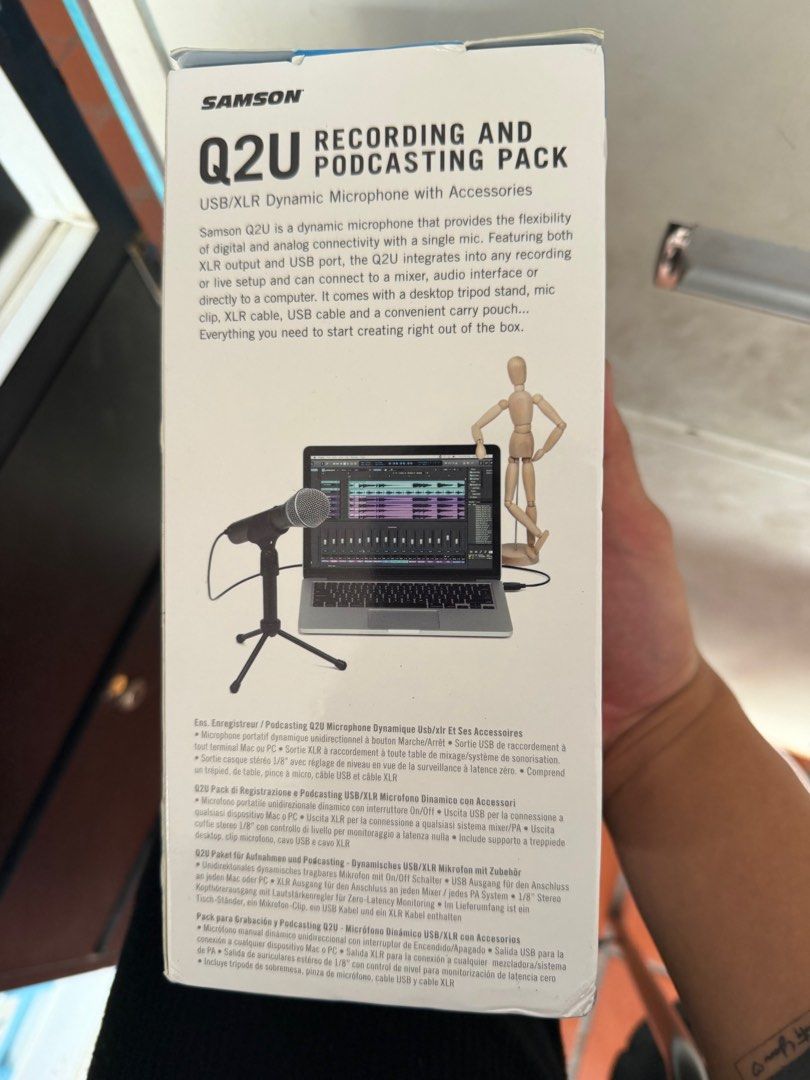 Samson Q2U USB Microphone, Audio, Microphones on Carousell