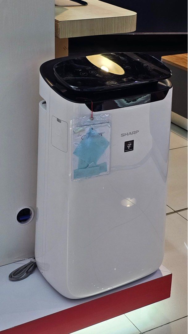 SHARP AIR PURIFIER (Category: Air Purifiers & Dehumidifiers) located in Quezon City. Submitted by maryann5721 (Listing ID 1414411406, Image 2). Description: SHARP Air Purifier FP-J30E A: 6,100 FP-J80EP H: 20,300 FP-JM30P-B: 8,900 FP-JM40P-B: 13,600 FP-GM50E-B: 9,200 KC-G40E-W: 17,400 KC-G40E-H: 17,400 KC-G50E-W: 20,200 KC-G60E-W: 24,000 KI-L60P- W: 28,300 KI-L80P- T: 34,500 DW-E16FP-W: 19,250 DW-J27FP- S: 26,400 Brand new and sealed with warranty