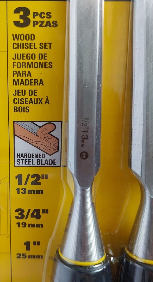 Stanley Wood Chisel Set 3-Piece NewUSA (Category: Home Improvement Tools & Accessories) located in Mandaluyong City. Submitted by bentapinas (Listing ID 1414401021, Image 2). Description: Contact 09177980599 if interested. Brand new Stanley 3-Piece Wood Chisel Set. Bought directly in the USA. Guaranteed original. Meet ups preferably in Mandaluyong (Boni Ave) or Makati (Rockwell Mall/Makati Ave). MRT Boni station also ok. Any delivery/shipping fee