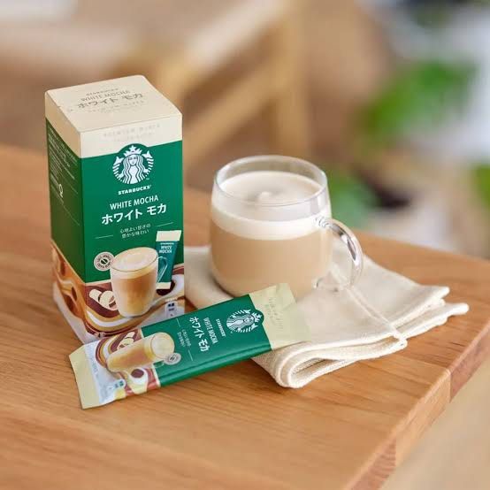Starbucks White Mocha Instant Coffee (Category: Beverages) located in Paranaque City. Submitted by zjm.essentialz (Listing ID 1414382035, Image 1). Description: - Starbucks White Mocha instant coffee. - Box contains individual sachets. - Easy to prepare: just add hot water. - Delicious and creamy white mocha flavor. - Perfect for a quick coffee break..