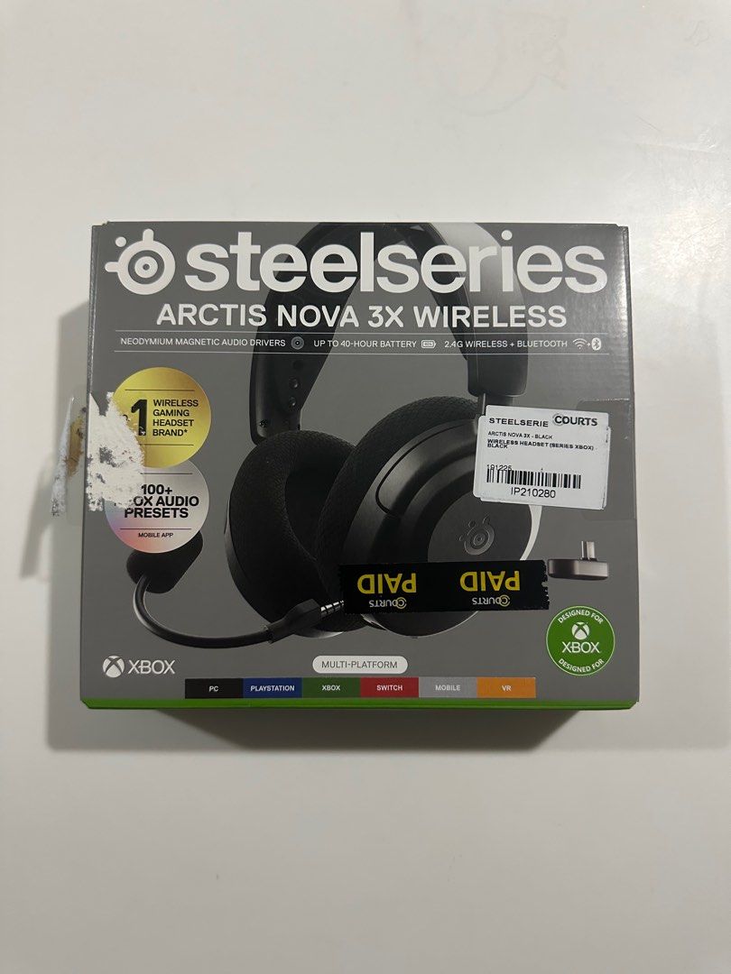 SteelSeries Arctis Nova 3X Wireless Gaming Headset