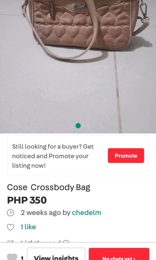 TAKE ALL!!! (Category: Cross-body Bags) located in Manila. Submitted by chedelm (Listing ID 1414379584, Image 2). Description: crossbody body bag and straightening comb get nyo po pm lang take the 2 items for 500 only.