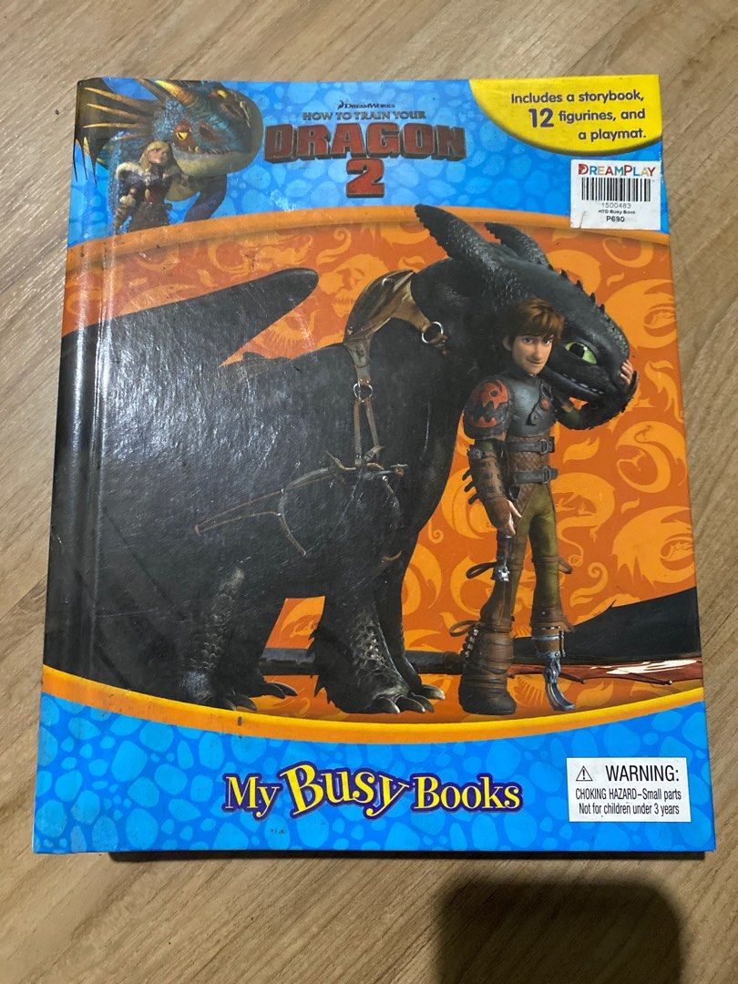 TAKE ALL 9 How to train your dragon books (Category: Children's Books) located in Manila. Submitted by ariaaaaaa07 (Listing ID 1414197807, Image 2). Description: Take all Books original! One book includes interactive map and small figurines Some books also contain stickers and a map.