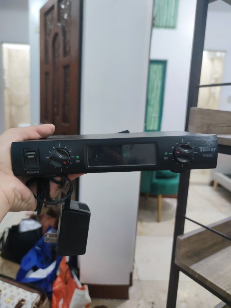 Trident TR502 Professional Lapel Wireless Microphone (Category: Microphones) located in Makati City. Submitted by lyneththequeen (Listing ID 1414309540, Image 1). Description: Trident TR502 Professional Wireless Lapel Microphone (Used) – ₱2,500 | Makati Original price ₱7,000, now selling for ₱2,500 only. Used but in excellent working condition, no issues. Selling because we upgraded to a new unit. 🎤 Product: Trident TR502 Professional Lapel Wire