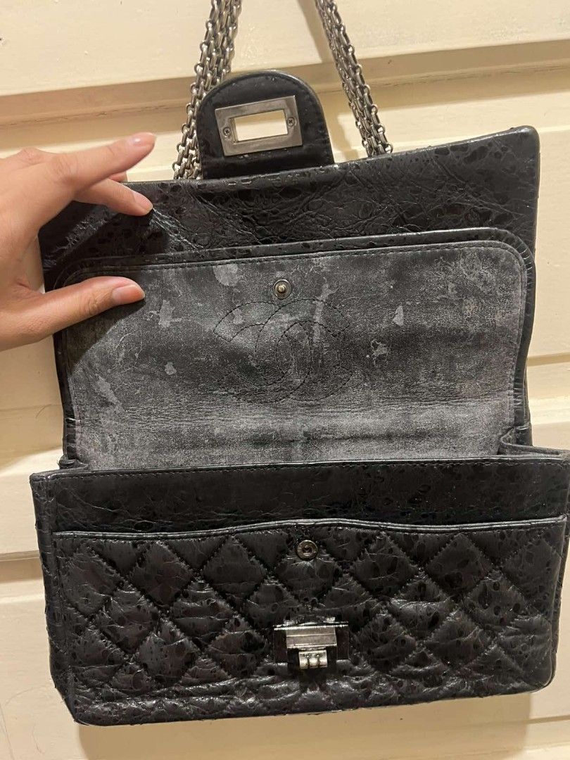 Vintage Chanel Reissue Bag (Category: Cross-body Bags) located in Paranaque City. Submitted by bagbrained88 (Listing ID 1414267464, Image 2). Description: no inclusions see photos for condition thrifted in tokyo flea market vintage.