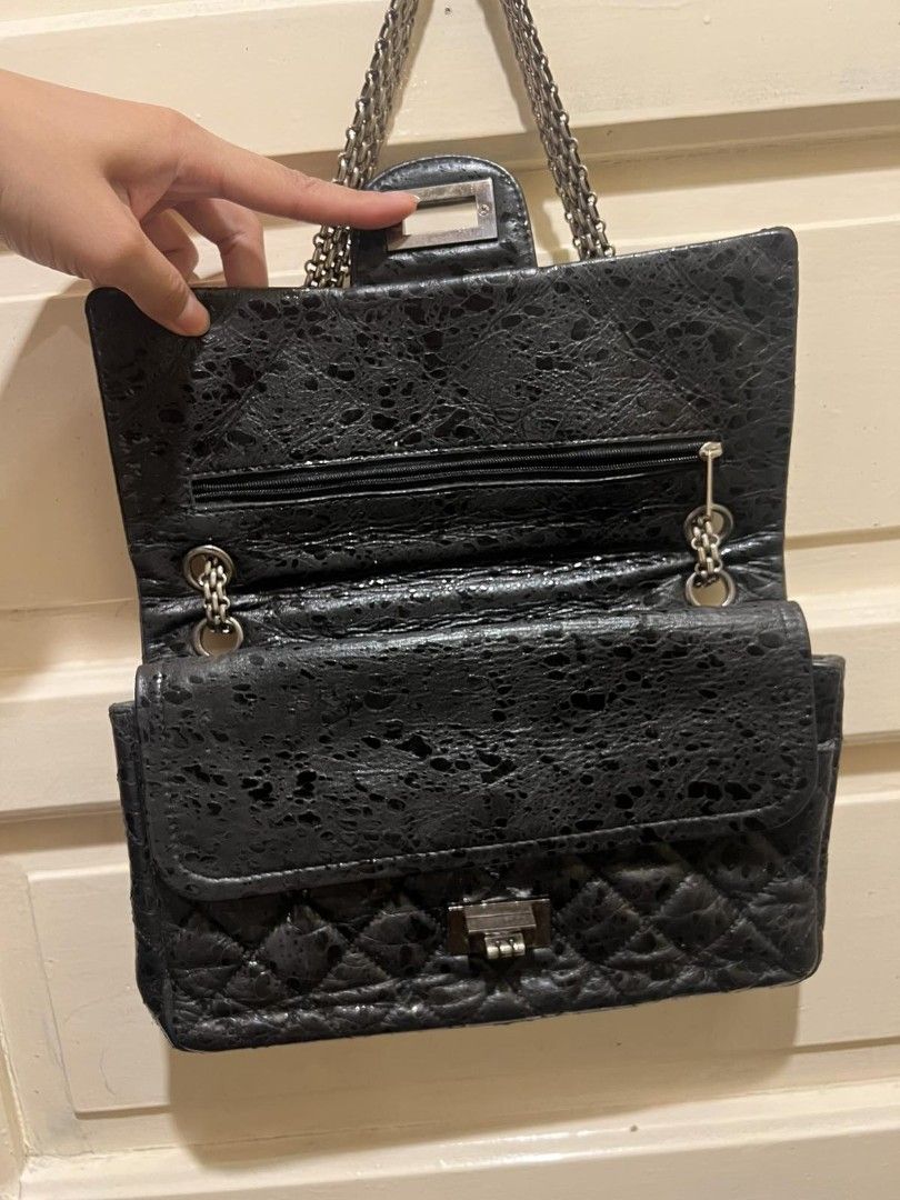 Vintage Chanel Reissue Bag (Category: Cross-body Bags) located in Paranaque City. Submitted by bagbrained88 (Listing ID 1414267464, Image 3). Description: no inclusions see photos for condition thrifted in tokyo flea market vintage.