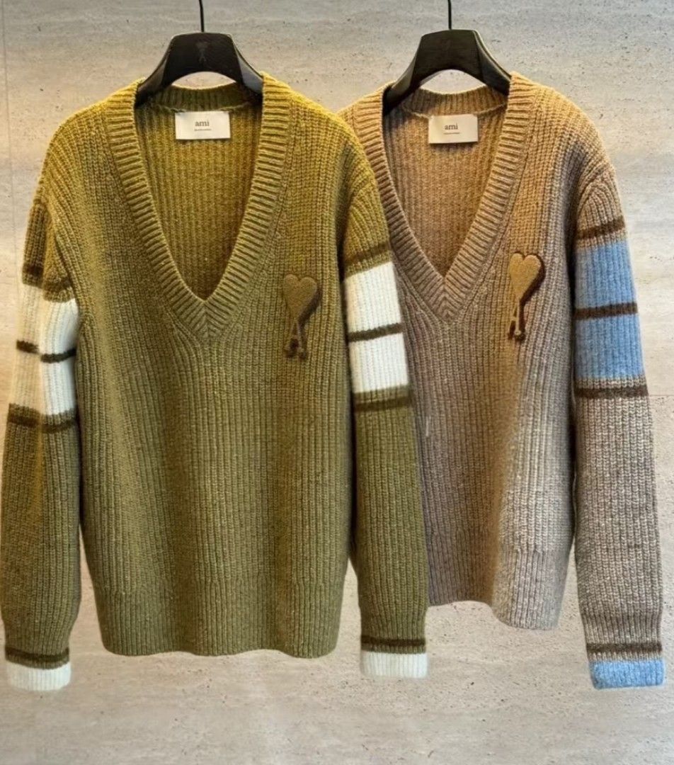 Ami paris wool sweater (PRE ORDER) (Category: Luxury Apparel) located in Las Pinas. Submitted by glamdustph (Listing ID 1414618468, Image 2). Description: 💯 authentic retail price 39,000 half dp req small, med, large 1-2 weeks eda via air cargo plus sf thank you.