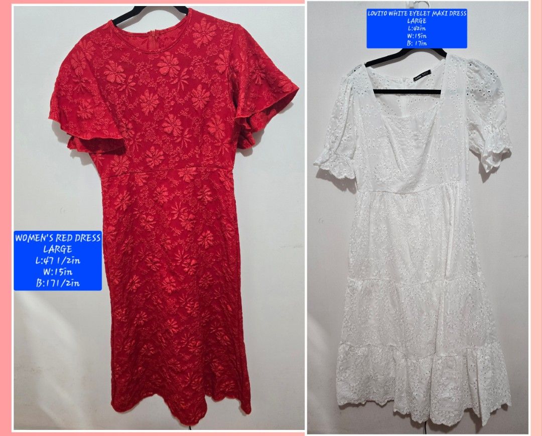 AS PACK WOMEN'S DRESSES LARGE (Category: Dresses) located in Binan City. Submitted by m_i_t (Listing ID 1414541943, Image 1). Description: PLEASE TAKE TIME TO READ AND UNDERSTAND: I. FIRST to PAY gets the item!😉 WHY? 》Hindi po ako manghuhula kelan kayo sunod na magrereply if inaccept ko offer nyo. 》 Madami po nangghoGHOST na BUYER after iaccept ang offer nila SEEN ZONE na.👻 》 I prefer FAST transactions.⚡️ II. TAKE ALL BUYERS will be PRIORITIZED