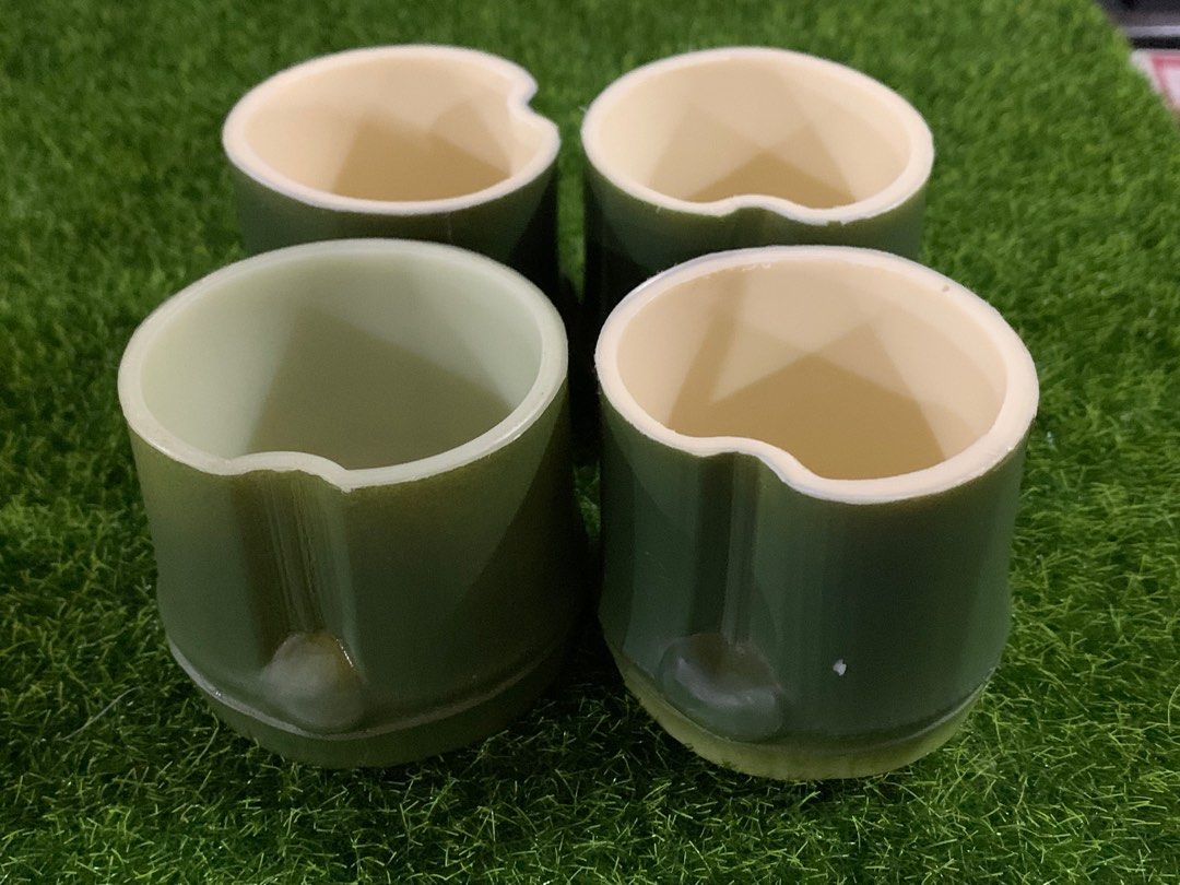Bamboo style -shaped cups- Not ceramic (Category: Coffee & Tea Tableware) located in Binangonan. Submitted by memphis_raines (Listing ID 1414445798, Image 1). Description: Sold as set.