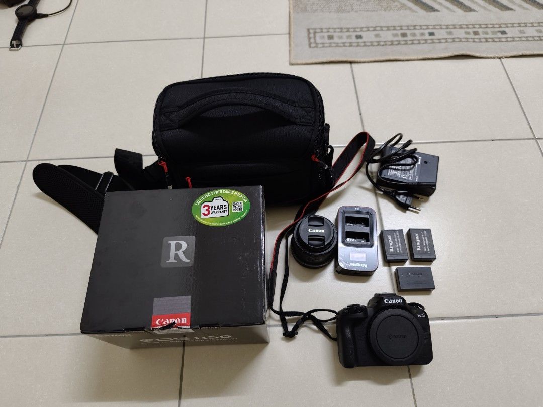 Canon EOS R50 Mirrorless Camera Kit, Photography, Cameras on Carousell
