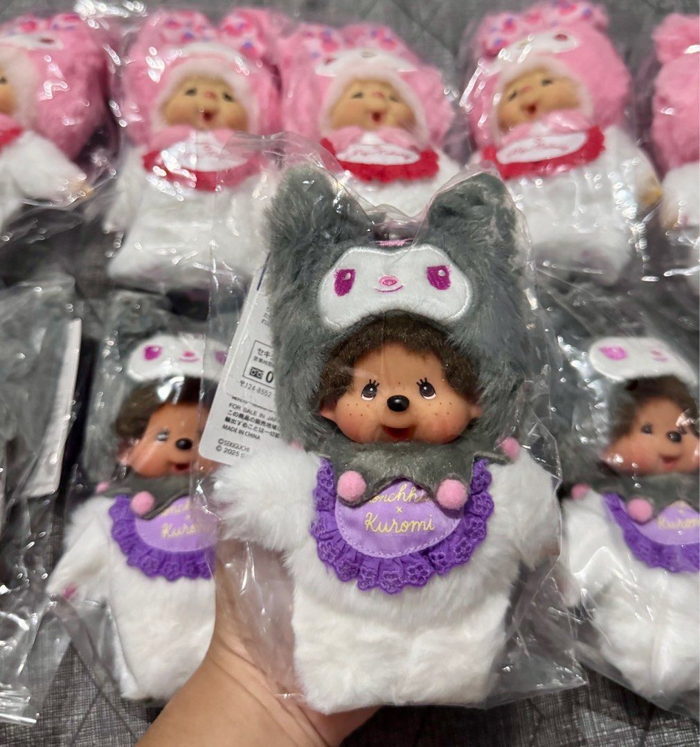 Chimutan x Kuromi Monchhichi (Category: Plushies & Soft Toys) located in Taguig. Submitted by its_bella (Listing ID 1414601020, Image 1). Description: ✨For Sale✨ Chimutan x My Melody Monchhichi - ₱ 1,950 Chimutan x Kuromi Monchhichi - ₱ 1,950 ₱ 3,800 (set price) 📍Taguig MOD: Lalamove / Grab / J&T MOP: GCash / MariBank / BPI / GoTyme .