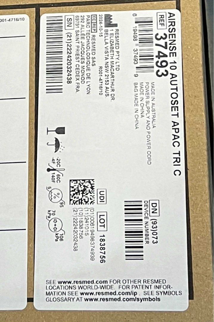 Cmap Resmed Airsense 10 (Category: Health Monitors & Weighing Scales) located in Manila. Submitted by hellovhecka (Listing ID 1414450906, Image 3). Description: Thrice lang nagamit no issue Good as new With Box Lalamove or Meet up With receipt Nego pa.