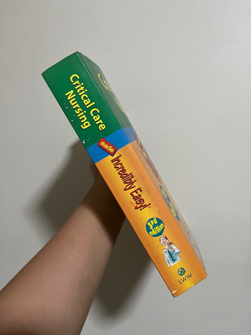 Critical Care Nursing Made Incredibly Easy! 3rd Edition (Category: Textbooks) located in Baguio. Submitted by wrobkive (Listing ID 1414591861, Image 3). Description: 𓄲 an essential book offers clear, concise direction on treating numerous acute and life-threatening issues. 𓄲 about on critical care basics and specialized areas such as advanced life support measures, multisystem trauma, and treating specialized needs. 𓄲 RFS: already in post grad
