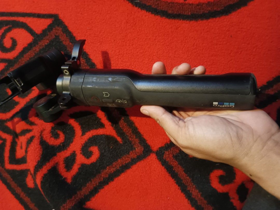 Defective GoPro gimbal stabilizer (Category: Gimbals & Stabilizers ) located in Quezon City. Submitted by markgolveo (Listing ID 1414519440, Image 2). Description: Defective GoPro gimbal stabilizer considered as defective for repairs parts out powers on and motor moves to re stabilize not sure if it works properly, buttons seems to operate, battery is still good and lasts long enough, signs of heavy wears on the unit itself.