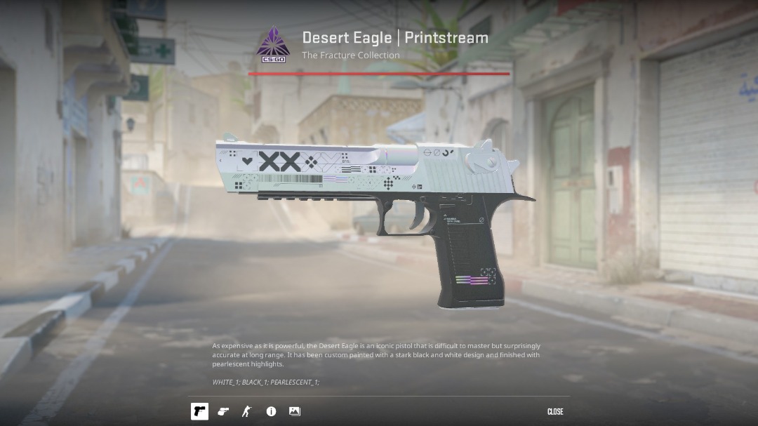Desert Eagle Printstream CS2 CSGO, Video Gaming, Gaming Accessories, In ...