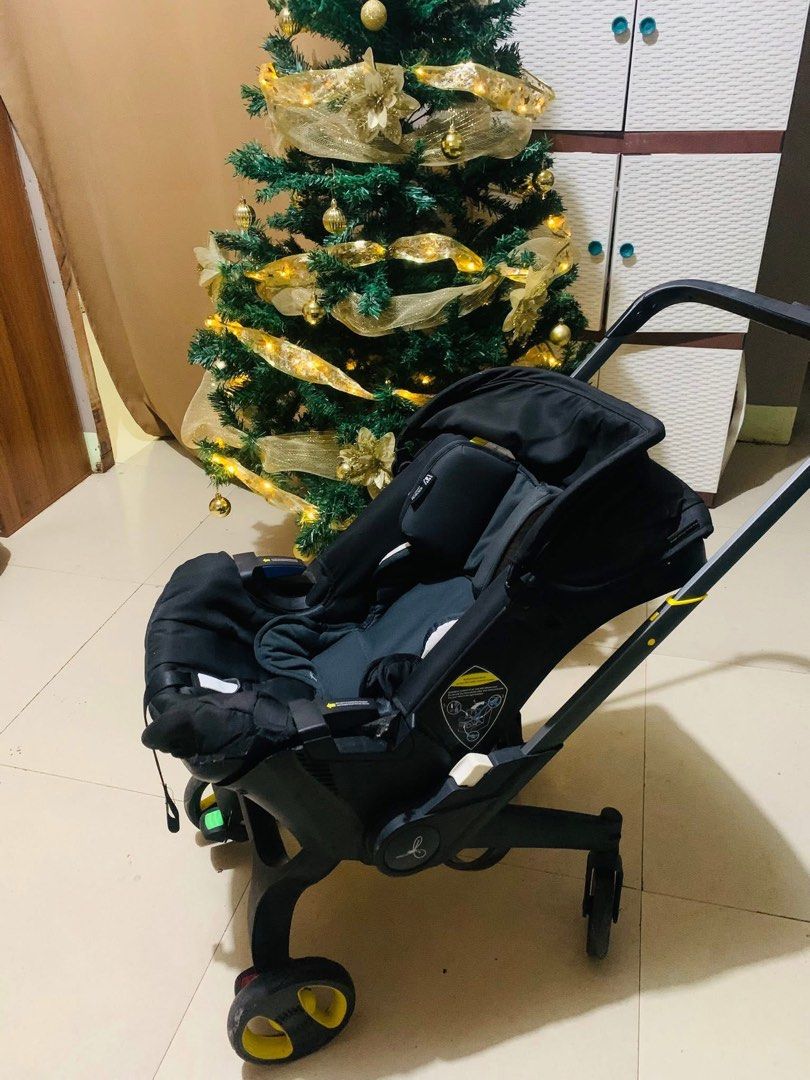 Doona + Infant Car Seat and Stroller - Latest Collection (Category: Strollers) located in Zamboanga. Submitted by mikmikk.23 (Listing ID 1414520309, Image 3). Description: - Doona+ Infant Car Seat & Stroller - Black with yellow accents - Converts from car seat to stroller - Includes car seat and base Used once! .