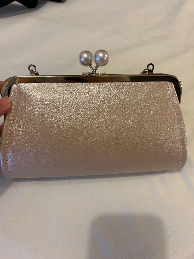 Formal Bag in Champagne Color (Category: Clutches) located in Quezon City. Submitted by simplifiedclosetph (Listing ID 1414535050, Image 3). Description: Only used once, already served it’s purpose. RFS: Major Decluttering .