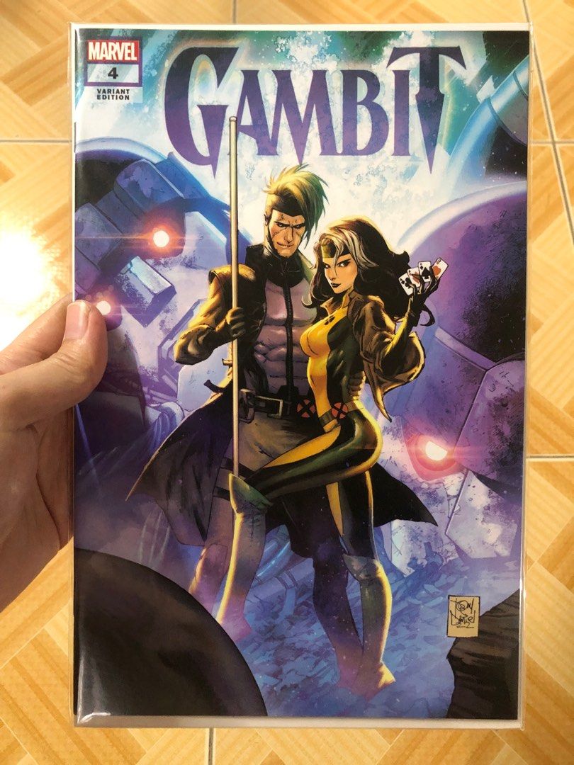 Gambit #4 Variant Cover (Category: Comics & Manga) located in Binan City. Submitted by elf.0000 (Listing ID 1414512945, Image 1). Description: P700.00 plus shipping cost In very fine condition Payment via gcash Ship thru jnt or lalamove.