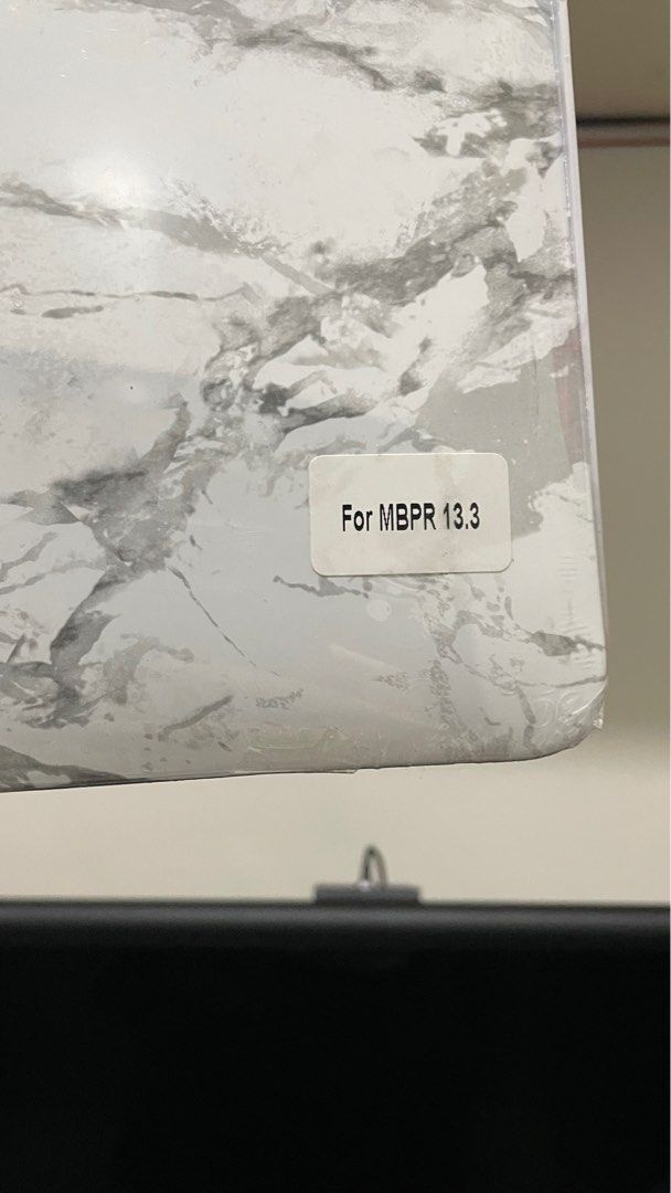 Generic Macbook Pro 13” case (white marble) (Category: Laptop Bags & Sleeves) located in Quezon City. Submitted by shottheserif (Listing ID 1414539027, Image 2). Description: FOR SALE (NO RETURN/REFUND) Generic Macbook Pro 13” case (white marble) - ₱600 Condition: brand new RFS: sold mbp already Location: Del Monte, Quezon City.