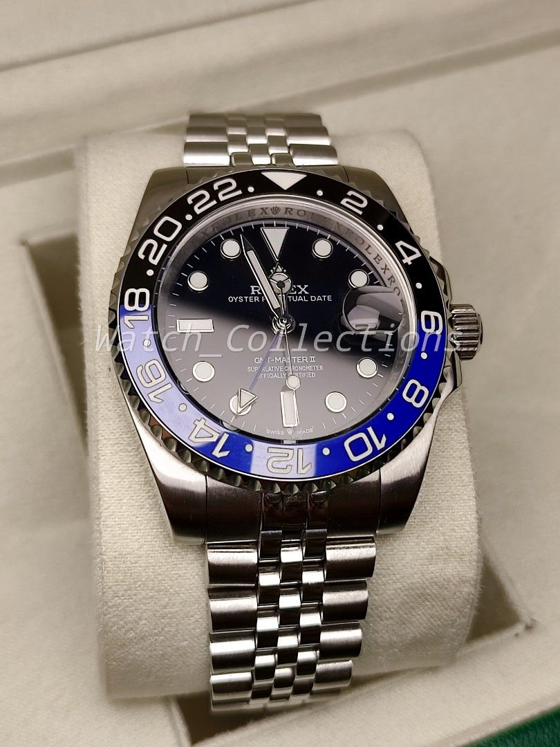 GMT-Master II "Batgirl" - Mid-tier (Category: Luxury Watches) located in Paranaque City. Submitted by watch_collections_22 (Listing ID 1414347863, Image 2). Description: Send a DM for inquiries 📩.