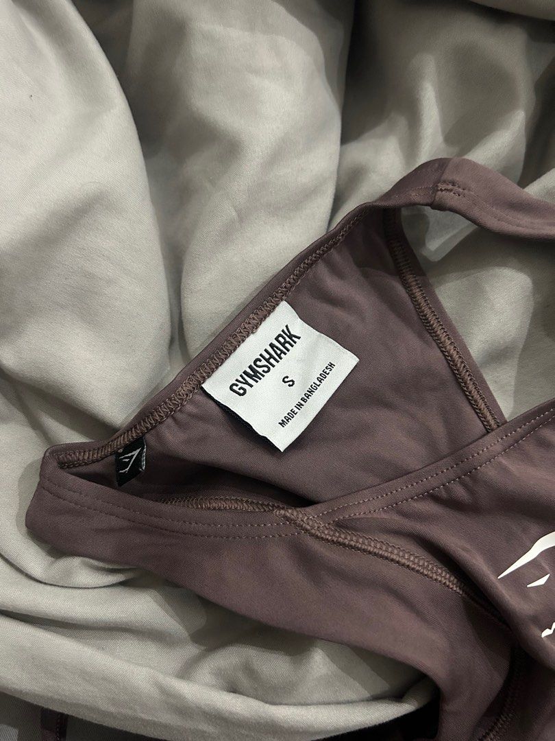 Gymshark Vital Seamless Tank Top (Category: Activewear) located in Quezon City. Submitted by kysse (Listing ID 1414473940, Image 2). Description: - Gymshark Vital Seamless tank top - Color: Brown - Size: Small - Design: Racerback.