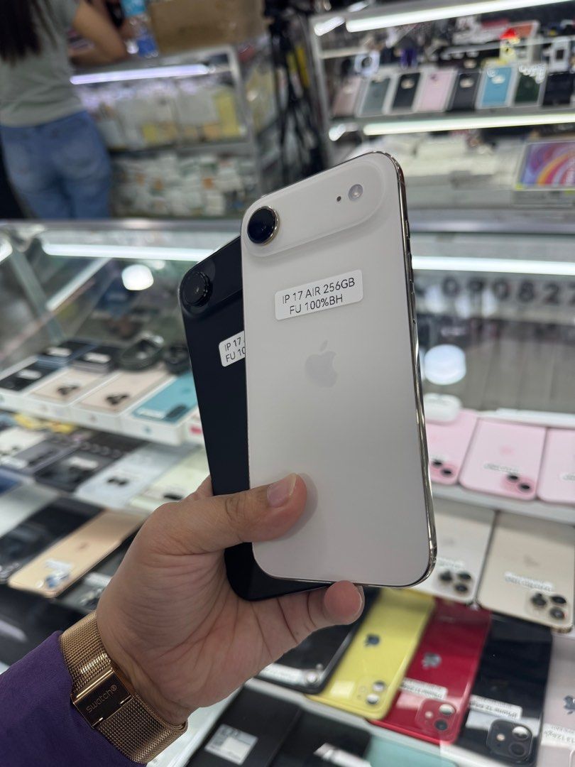 Iphone 17 Air 256gb FU NTC No issue All working (Category: iPhone 17 Series) located in San Juan City. Submitted by javedsgadgetshop (Listing ID 1414609123, Image 3). Description: INSTALLMENT OPTIONS : SPAY LATER / GGIVES / CREDIT CARD! WE BUY AND SELL SO PWEDE MAGBINTA OR SWAP ! Quick Specs : 💵 Iphone 17Air •256gb •NTC Variant •100% batt health •Factory Unlock •98% Smoothness •No hidden issue | No Repaired •100% Authentic | Not Refurbished •w/ 