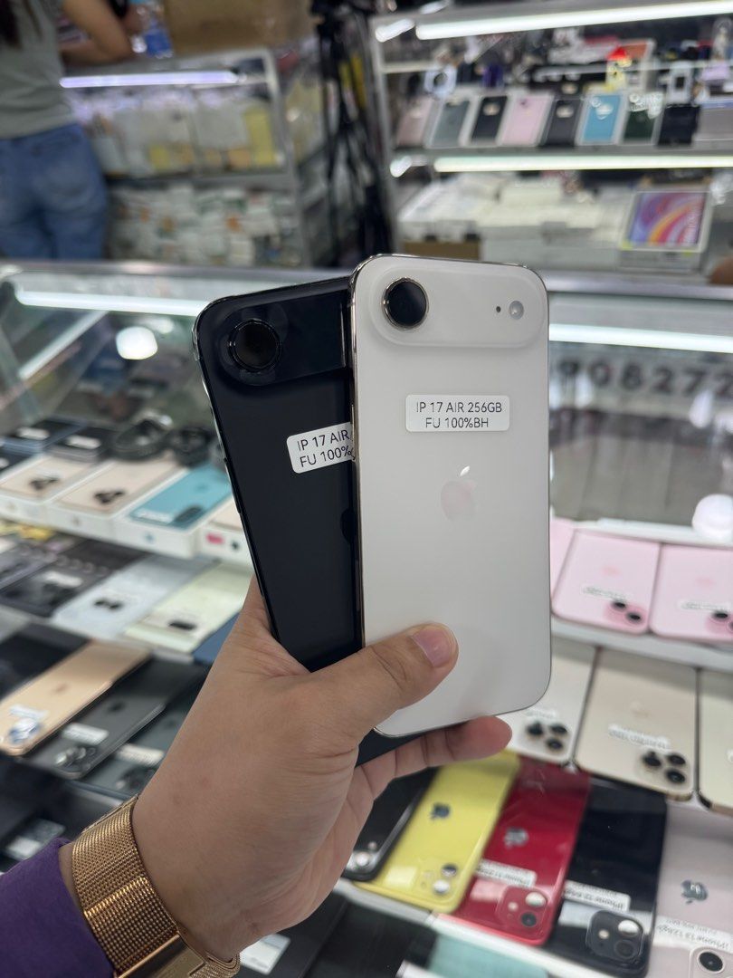 Iphone 17 Air 256gb FU NTC No issue All working (Category: iPhone 17 Series) located in San Juan City. Submitted by javedsgadgetshop (Listing ID 1414609123, Image 2). Description: INSTALLMENT OPTIONS : SPAY LATER / GGIVES / CREDIT CARD! WE BUY AND SELL SO PWEDE MAGBINTA OR SWAP ! Quick Specs : 💵 Iphone 17Air •256gb •NTC Variant •100% batt health •Factory Unlock •98% Smoothness •No hidden issue | No Repaired •100% Authentic | Not Refurbished •w/ 