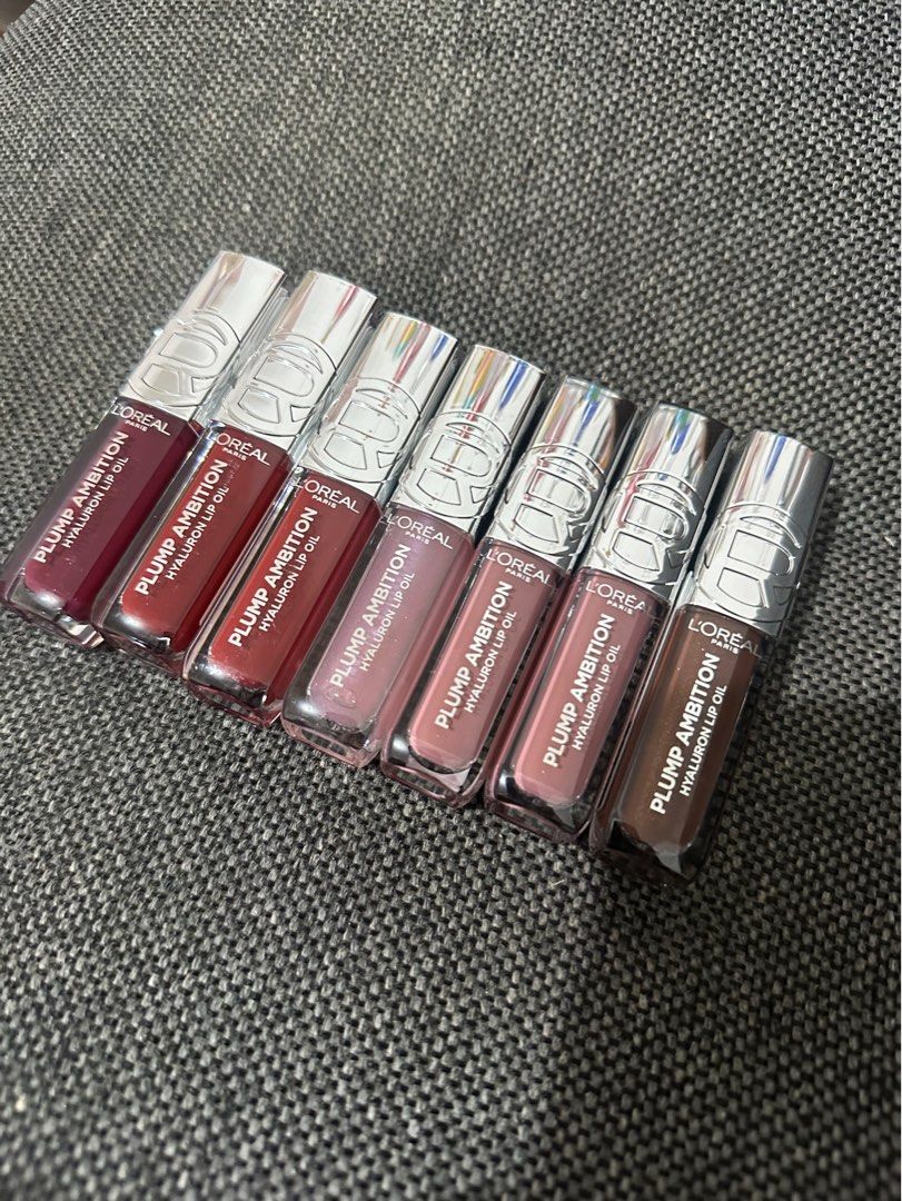 [AVAILABLE] Loreal Plump Lip Oil (Category: Makeup) located in Manila. Submitted by jean_closet (Listing ID 1414447481, Image 1). Description: 380 each Discount available for more than 1 item.