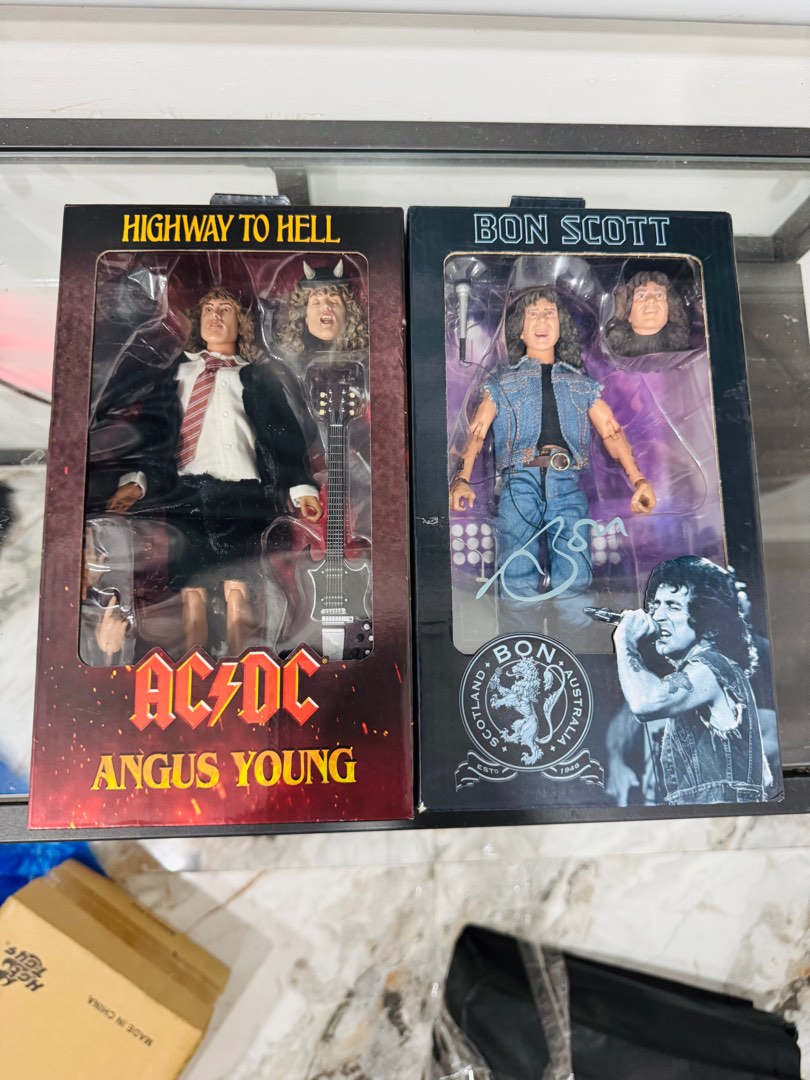 NECA AC&DC Angus Young & Bon Scott, Hobbies & Toys, Toys & Games on ...