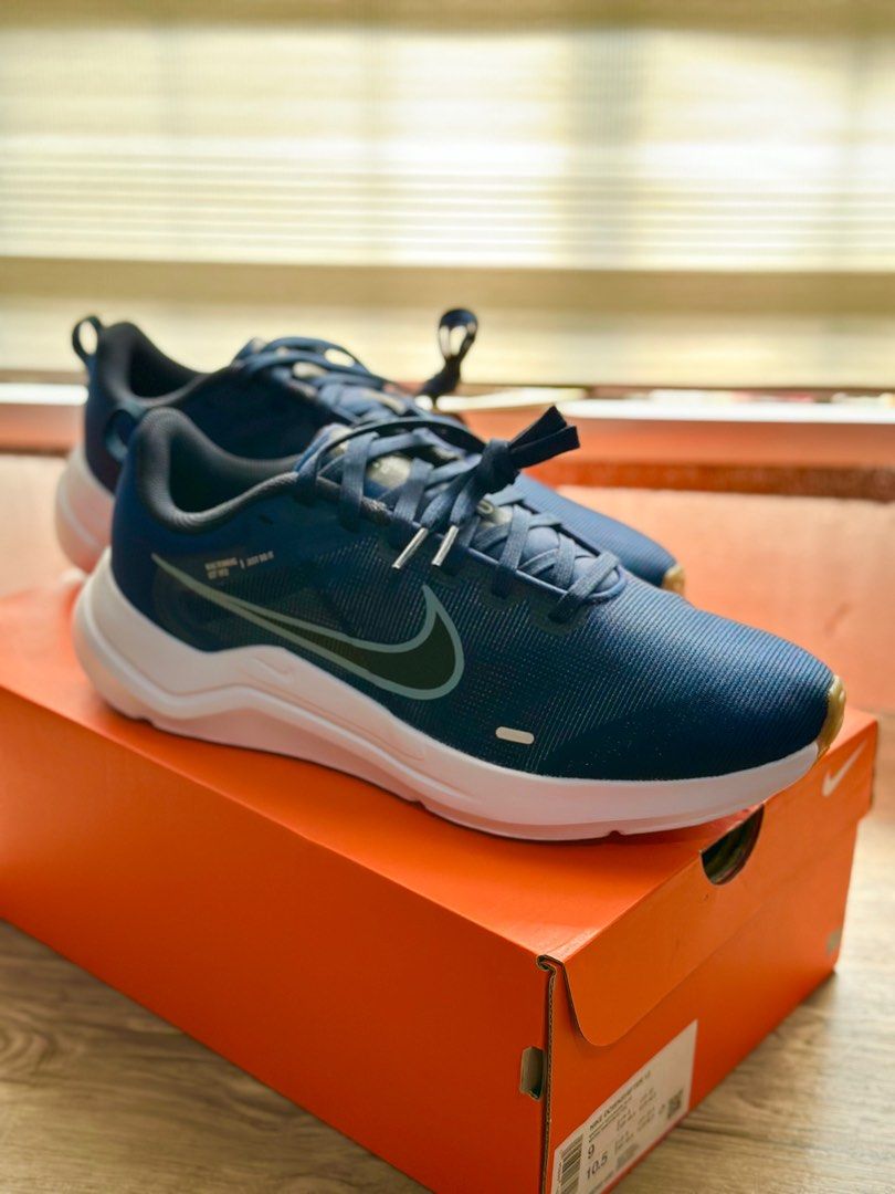 Nike Downshifter 12 Navy Blue Sneakers (Category: Sneakers) located in Pasig City. Submitted by cheapsheet (Listing ID 1414478393, Image 1). Description: - Brand new Nike Downshifter 12 sneakers - Color: Navy blue - Size: 9 US Men’s - Design: White midsole, black swoosh, gum rubber outsole - Includes original box - Stylish and versatile design BRAND NEW AND AUTHENTIC Loc. Pasig city.