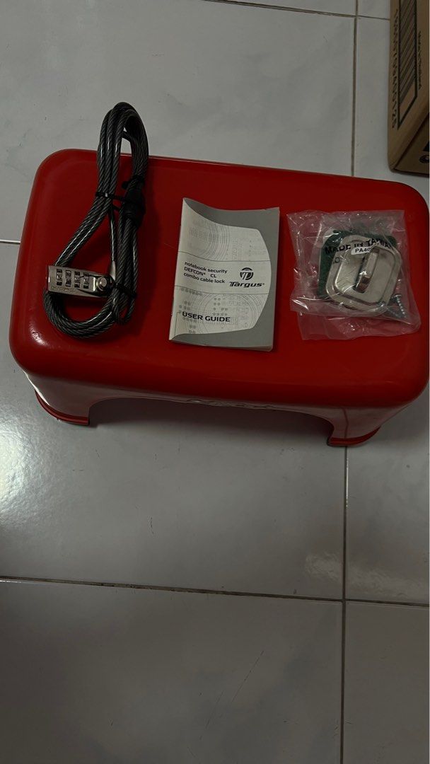 Notebook Security Lock (Category: Office & Business Technology) located in Tanjung Tokong. Submitted by monic888 (Listing ID 1414524322, Image 1). Description: Targus Notebook Combo Cable Lock COD @ Lotus’s Tanjung Tokong Penang .