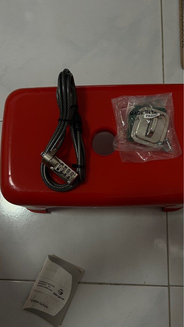 Notebook Security Lock (Category: Office & Business Technology) located in Tanjung Tokong. Submitted by monic888 (Listing ID 1414524322, Image 3). Description: Targus Notebook Combo Cable Lock COD @ Lotus’s Tanjung Tokong Penang .