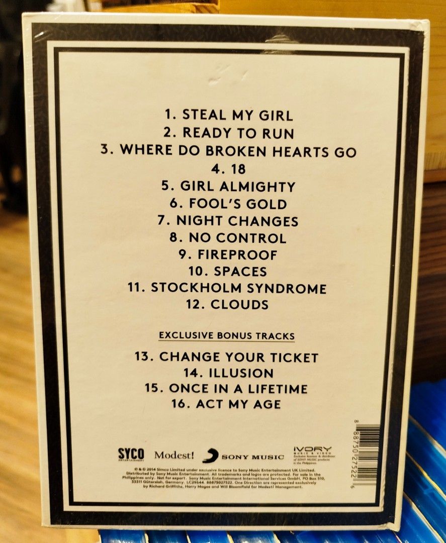 One Direction - Four ( CD ) (Category: CDs & DVDs) located in San Juan City. Submitted by rjvs1216 (Listing ID 1414518160, Image 2). Description: One Direction Four The Ultimate Collection Music CD Price 1000.