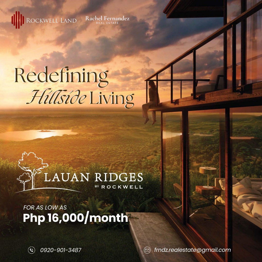 PRE-SELLING: Lauan Ridges by Rockwell Land - Residential Lots - Lipa ...
