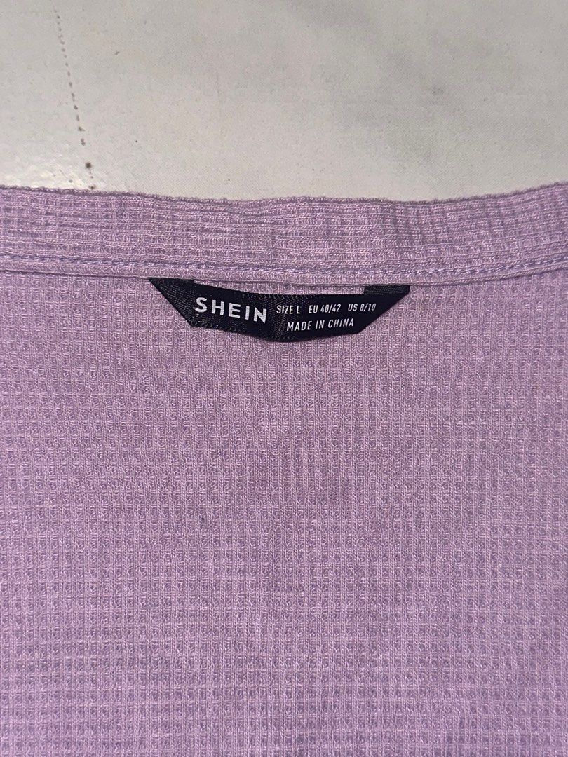 Shein Cropped Cardigan Top - Size L (Category: Others Tops) located in Cavite. Submitted by iga_preloved (Listing ID 1414574906, Image 3). Description: Never been used.