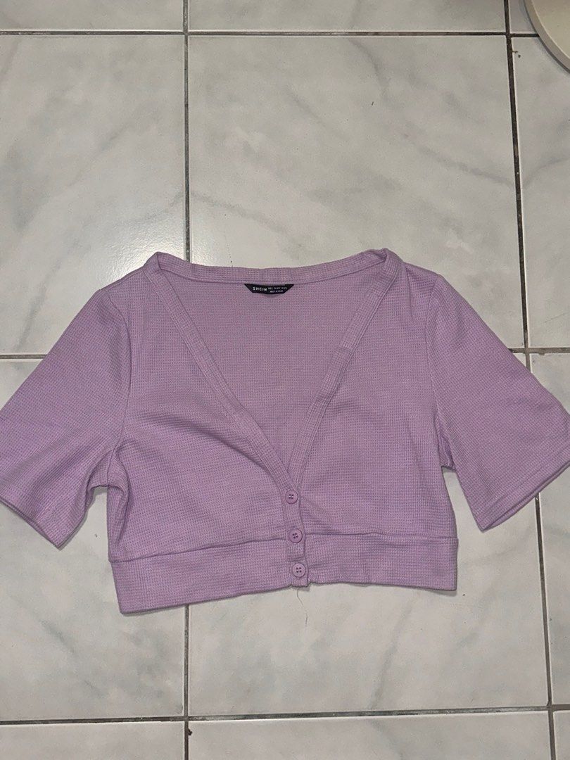 Shein Cropped Cardigan Top - Size L (Category: Others Tops) located in Cavite. Submitted by iga_preloved (Listing ID 1414574906, Image 1). Description: Never been used.