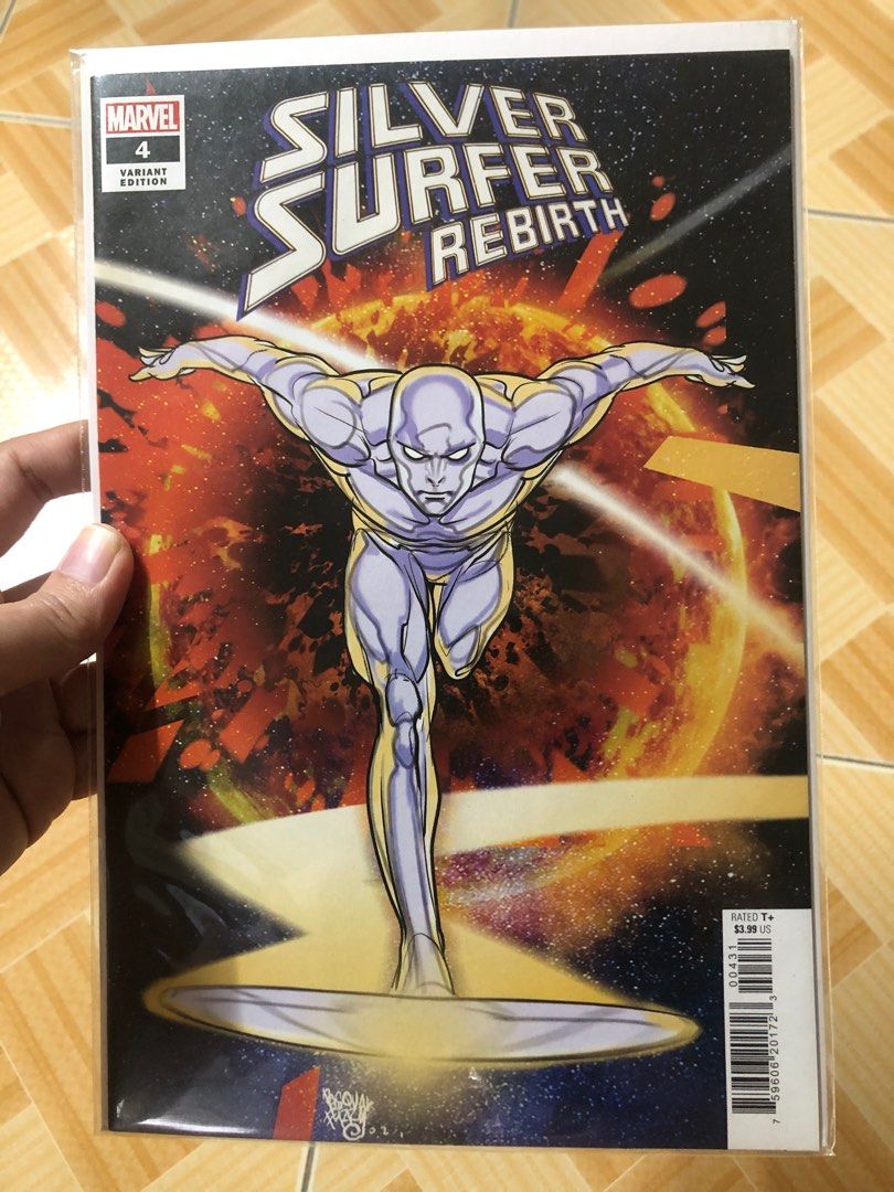 Silver Surfer Rebirth #4 Variant Cover (Category: Comics & Manga) located in Binan City. Submitted by elf.0000 (Listing ID 1414521569, Image 1). Description: P350.00 plus sf In very fine condition Payment via gcash Ship thru jnt or lalamove.