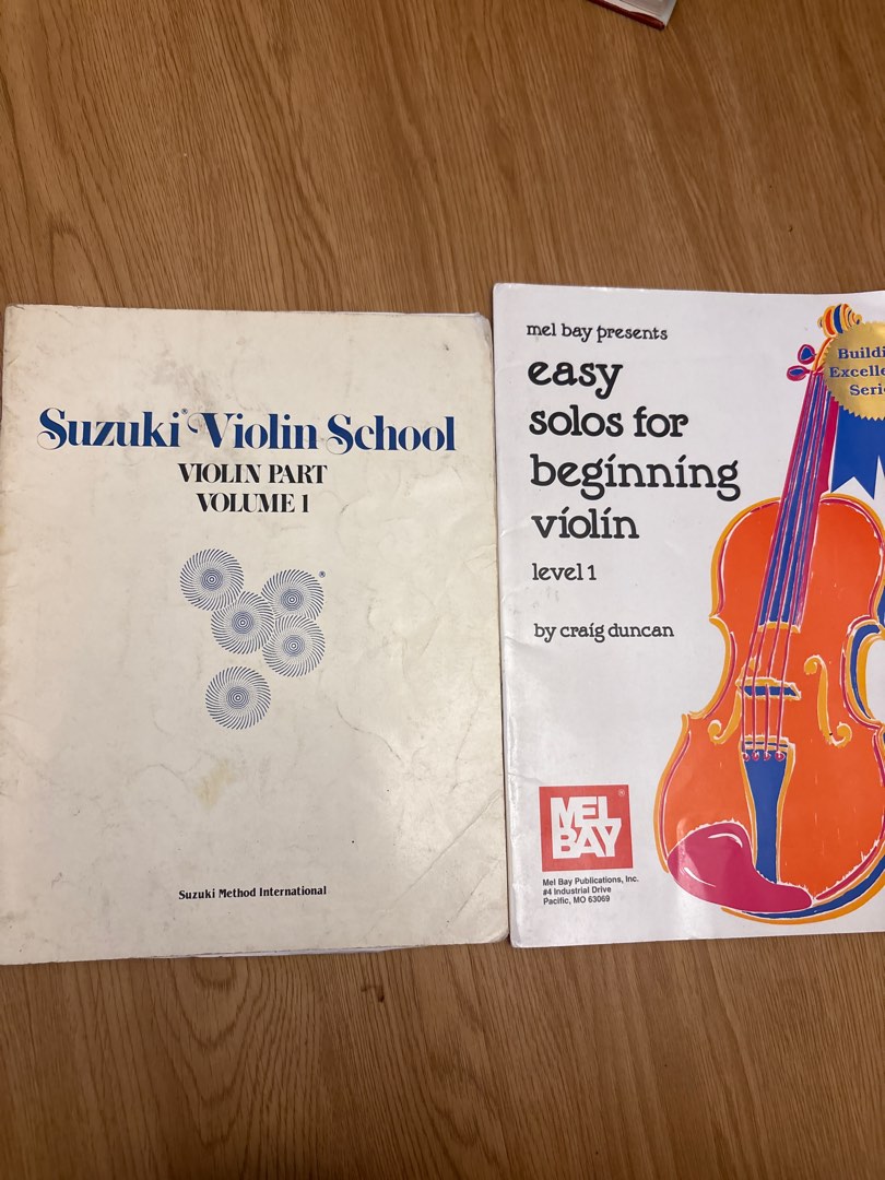 Suzuki Violin School Volume 1 & Easy Solos for Beginning Violin ...