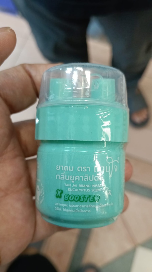 Tan Jai Brand Eucalyptus Scent X Booster Inhaler, Health & Nutrition ...