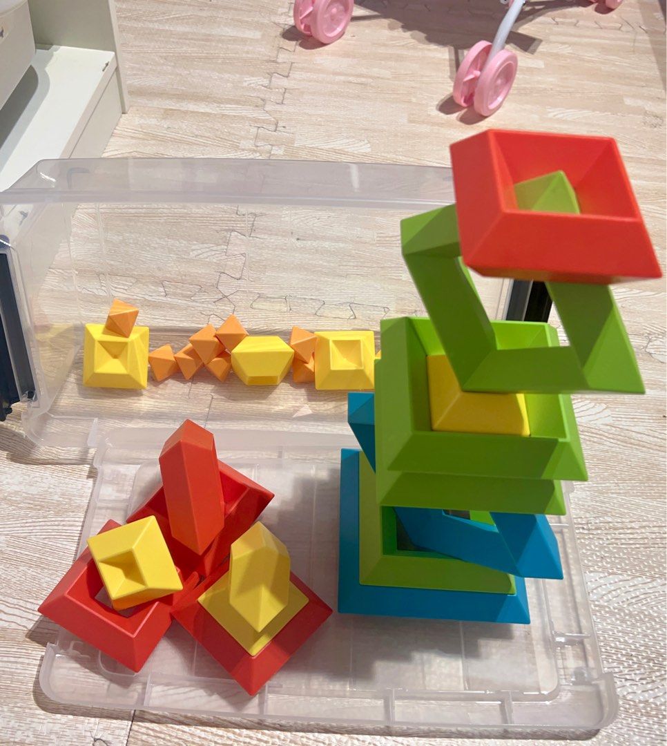 Toys R Us Pyramid Stacking Blocks (Category: Educational & Learning Toys) located in Makati City. Submitted by spencer09 (Listing ID 1414461083, Image 2). Description: Toys R Us Pyramid Stacking Blocks Good as new! No damage, scratches / sign of usage. Few months old lang! - 30-piece set - Promotes motor skills, creativity, and imagination - Features various shapes and colors - Perfect for nesting, stacking, and locking Declutter : making room fo