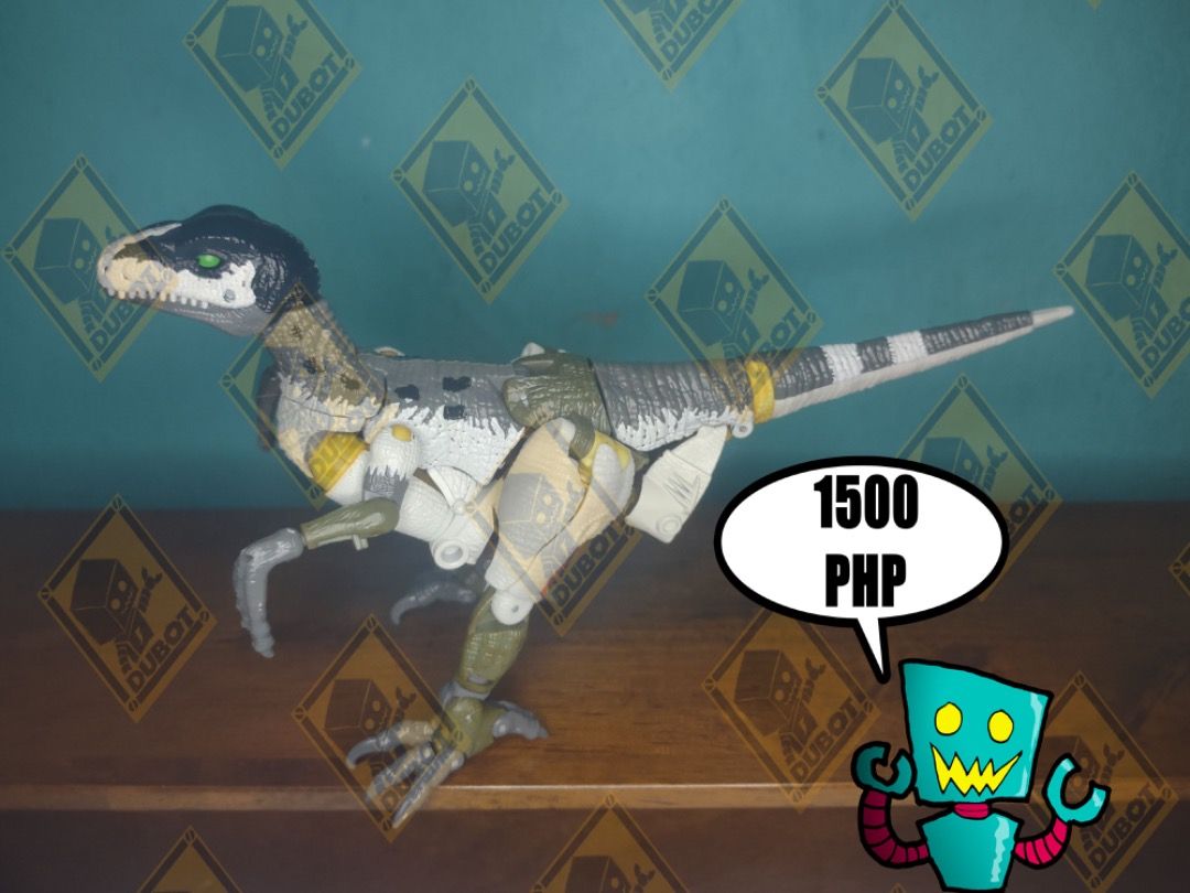 TRANSFORMERS KINGDOM BEAST WARS GRIMLOCK VOYAGER CLASS (Category: Action & Battle Toys) located in Navotas City. Submitted by christianmarkvidallo (Listing ID 1414541857, Image 2). Description: TRANSFORMERS KINGDOM BEAST WARS GRIMLOCK VOYAGER CLASS Figure is in very good condition No broken or glue parts HEAVILY YELLOWED PARTS Complete with Tail and Sword Tight joints NO BOX AND MANUAL FREE ENERGON SWORD 1500 PHP Item Location: Project 8, Quezon 