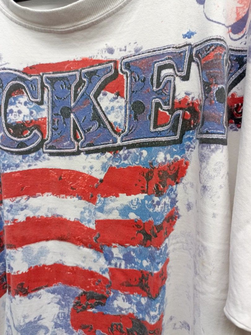 Vintage 90s Mickey Mouse American Flag (Category: Tshirts & Polo Shirts ) located in Manila. Submitted by sepp2thrift (Listing ID 1414529399, Image 2). Description: .
