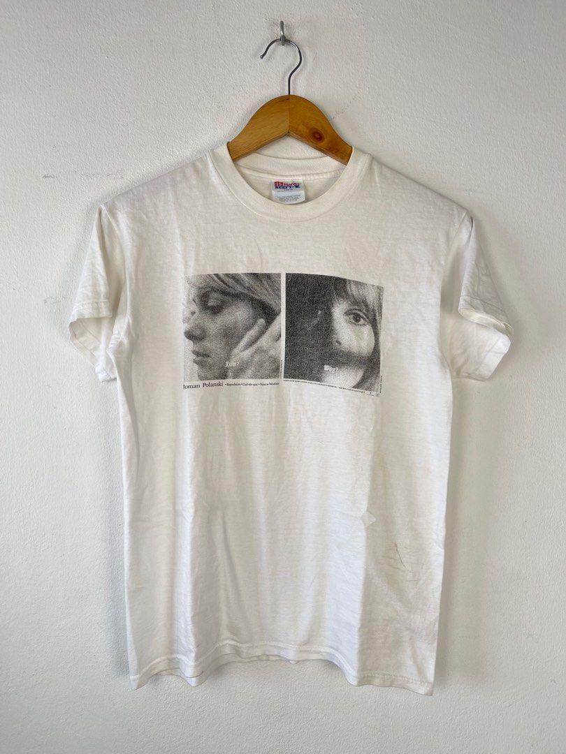 Vintage 90s Roman Polanski Movie photoprint t shirt (Category: Tshirts & Polo Shirts) located in Kuala Lumpur. Submitted by creationmind (Listing ID 1414591945, Image 1). Description: Pit : 18.5 inci Labuh : 25 inci Good condition NEGO #photoprint #romanpolanski #vtg #vintage #movie.
