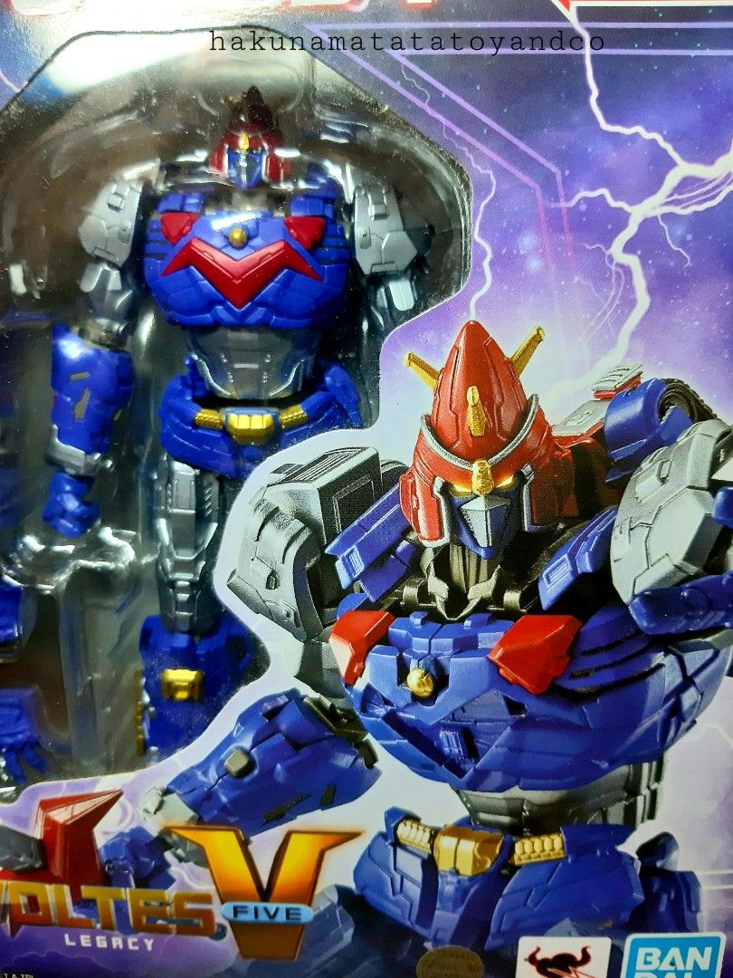 Voltes V / Figure Side Super Volt V : Legacy - The Robot Spirit Tamashii Nations Bandai Spirits (Category: Figurines & Statues) located in Cavite. Submitted by hakunamatatatoyandcollectibles (Listing ID 1414466730, Image 2). Description: Voltes V / Figure Side Super Volt V : Legacy - The Robot Spirit Tamashii Nations Bandai Spirits mint in sealed box Box condition 8/10.