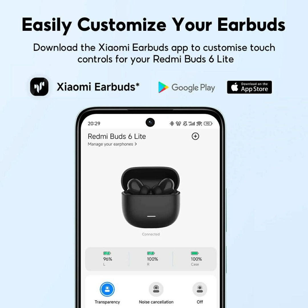 Xiaomi Redmi Buds 6 Lite (Category: Earphones) located in Cabuyao City. Submitted by xiaomi5555 (Listing ID 1414605131, Image 3). Description: brandnew sealed Xiaomi bud 6 lite P1000 location cabuyao city laguna or lalamovw with COD .