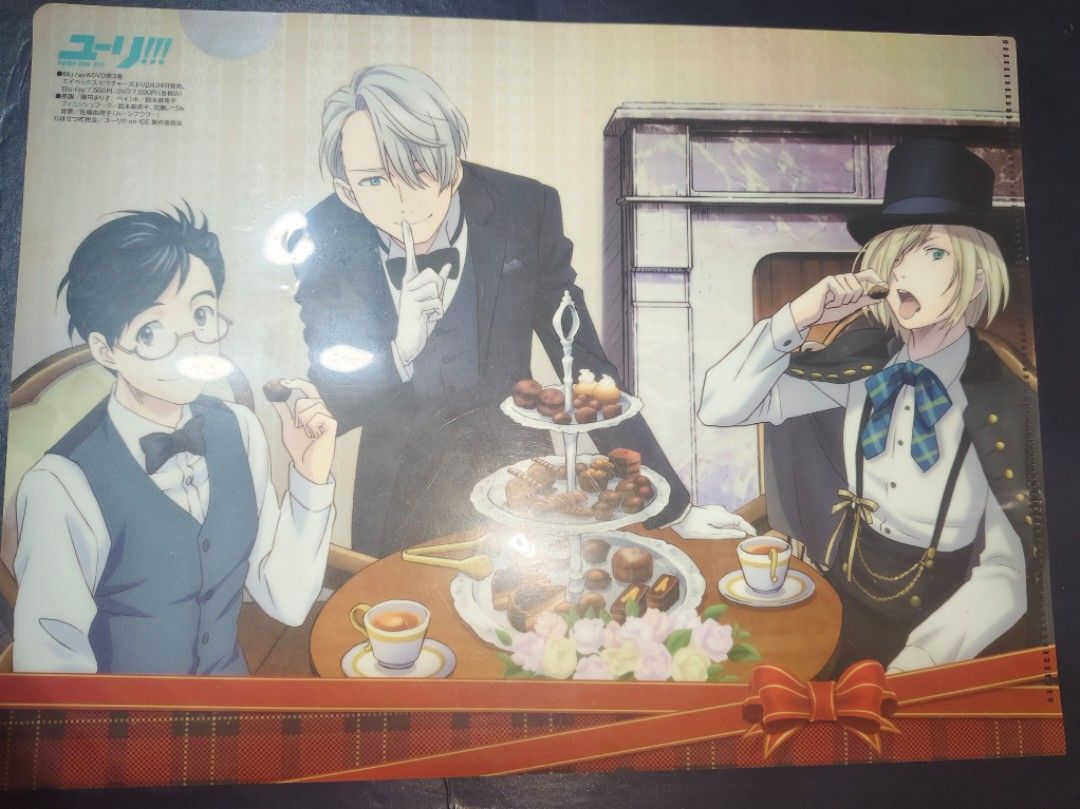 Yuri!!! on ICE Animedia Clear File (2017) (Category: Stationery & School Supplies) located in Taguig. Submitted by emmagrace63194 (Listing ID 1414493735, Image 1). Description: Has light scratches due to storage (check 3rd pic) but no folds & dents.