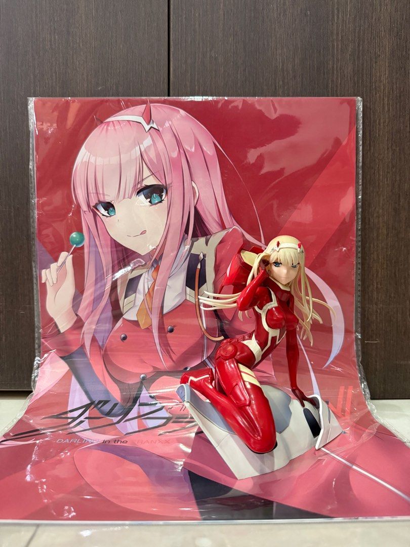 Zero Two Figuring Including Posters! (Category: Toy Figures) located in Singapore. Submitted by weixiongvv (Listing ID 1414618529, Image 1). Description: Zero Two figuring including 6 Different posters -No stains and damage for figuring/No Box -posters have abit slight damage (scratches) -Will wrap nicely once purchase.