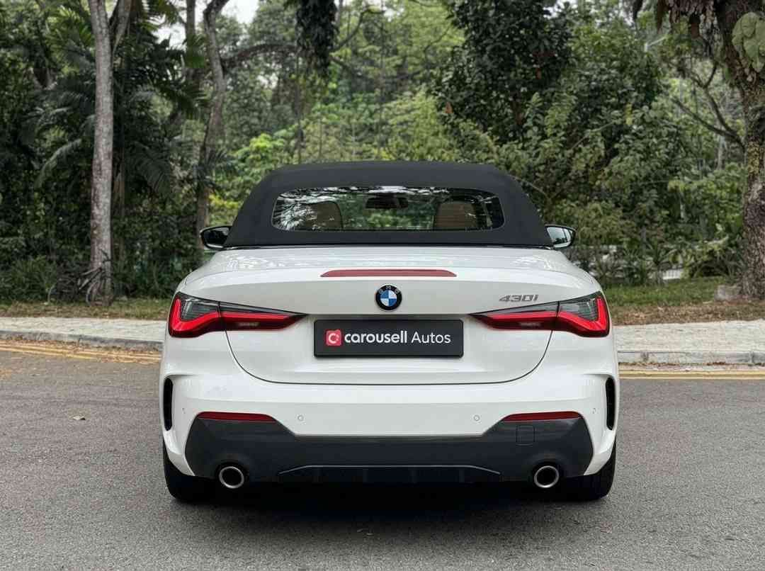 BMW 4 Series Convertible 420i M Sport (A) (Category: Used Cars) located in Singapore. Submitted by carousellcars (Listing ID 1465081394, Image 3). Description: We pride ourselves on offering some of the most competitive deals in the market, ensuring that you can make informed decisions with complete confidence. Every step of the purchasing process is handled with professionalism reflecting our commitment to building long-term trust. Features: 2.0